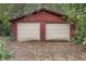 Exterior shot of a two-car detached garage at 1080 Clifton Ne Rd, Atlanta, GA 30307