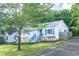 Charming home with inviting blue shutters and door, well-maintained lawn, and mature landscaping at 1279 Skyhaven Se Rd, Atlanta, GA 30316