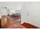 Bright living room with a decorative rug, comfortable sofa and natural light at 52 Chaumont Nw Sq, Atlanta, GA 30327
