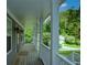 View of the porch with railings and a view of the front yard at 55 Legend Creek Cv, Douglasville, GA 30134