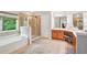 Luxurious bathroom featuring a soaking tub, walk-in shower, and large vanity with ample storage at 233 Hampton Station Blvd, Canton, GA 30115