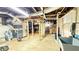 Spacious unfinished basement with exposed ceiling and utility connections at 1035 Cornish Mountain Church Rd, Oxford, GA 30054