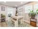 Cozy dining area featuring a wooden table, bench seating, and rustic decor at 1035 Cornish Mountain Church Rd, Oxford, GA 30054
