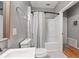 Bathroom featuring a tiled shower-tub combination and a neutral color scheme at 2680 Pine Tree Ne Rd # 2, Atlanta, GA 30324