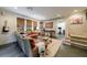 Cozy living room with leather seating, wood accents, and lots of natural light at 510 Heards Ferry Rd, Atlanta, GA 30328
