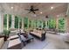 Expansive sunroom with plenty of seating and dining space, perfect for entertaining guests at 510 Heards Ferry Rd, Atlanta, GA 30328