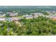 A beautiful aerial view of a neighborhood with lush greenery and proximity to local businesses at 2199 Clairmont Cir, Snellville, GA 30078