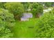 Aerial view of home and backyard at 2199 Clairmont Cir, Snellville, GA 30078