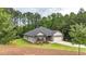 Well-maintained one-story house with a gray roof and lush landscaping, nestled among tall trees at 509 Grace Ln, Villa Rica, GA 30180