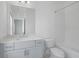 Bathroom featuring vanity with sink, modern toilet and bathtub at 102 Brackley Dr, Cumming, GA 30040