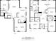 Two-story floor plan displaying room dimensions, including living spaces, bedrooms, and bathrooms at 812 Autry Oak Ct, Alpharetta, GA 30022