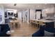 Open-concept living space with a gourmet kitchen and a comfortable living area at 1895 Henley Way, Alpharetta, GA 30009