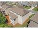 Two-story home featuring a deck and backyard, in a neighborhood surrounded by green space at 522 Spring View Dr, Woodstock, GA 30188