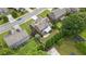 Bird's-eye view of a landscaped property with a fenced backyard and inviting outdoor space at 452 Rockford Pass, Marietta, GA 30064