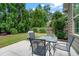 Well-maintained backyard features a patio and lush landscaping at 452 Rockford Pass, Marietta, GA 30064