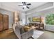 Inviting living room with natural light, and media center at 452 Rockford Pass, Marietta, GA 30064