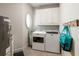 Well-equipped laundry room with modern washer and dryer at 625 Wynfield Ct, Roswell, GA 30076