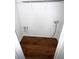 A blank canvas laundry room with hardwood floors and essential utility connections at 6817 Blackstone Pl # 16, Mableton, GA 30126