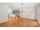 Dining Room with Hardwood Floors open to Kitchen at 5236 Forest Brook Pkwy, Marietta, GA 30068