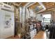 Unfinished basement with exposed ductwork, shelves, and visible utilities offering potential for customization at 3841 Admiral Dr, Atlanta, GA 30341