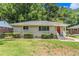 Charming one-story home with a brick exterior, well-maintained lawn, and a pop of color from the red front door at 793 Springdale Sw, Atlanta, GA 30315