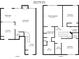 Detailed floor plan showcasing the layout, room dimensions, and spatial arrangement of the home at 1804 Evadale Ct # 1, Mableton, GA 30126