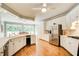 This is a spacious kitchen with stainless steel appliances and eat-in dining area at 2885 Coles Way, Atlanta, GA 30350