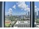 Stunning city view through large windows, showing the cityscape and sky at 285 Centennial Olympic Park Nw Dr # 1905, Atlanta, GA 30339