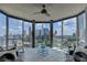 Living room with floor to ceiling windows and beautiful views of the city at 285 Centennial Olympic Park Nw Dr # 1905, Atlanta, GA 30339