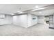 Large finished basement with carpet, recessed lighting, and room for storage at 2142 Troutdale Dr, Decatur, GA 30032