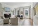 Inviting living room with fireplace, hardwood floors, and sophisticated decor at 2671 Bohler Nw Rd, Atlanta, GA 30327