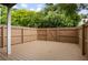 Fenced in backyard with a deck at 3160 Seven Pines Unit 105 Ct, Atlanta, GA 30339