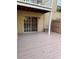 Private back deck with sliding glass door entry and fencing at 3160 Seven Pines Unit 105 Ct, Atlanta, GA 30339
