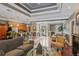 Inviting living room with an open layout, hardwood floors, and stylish decor at 3160 Seven Pines Unit 105 Ct, Atlanta, GA 30339
