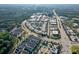 Expansive aerial shot showcasing the community layout with lush greenery and convenient road networks at 414 Concord St, Alpharetta, GA 30009