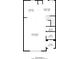 First floor layout featuring a kitchen, dining area, living room, utility room, bathroom, and foyer at 235 Orchard Dr, Covington, GA 30014