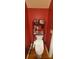 Compact bathroom features a modern toilet with shelving for toiletries and personal items at 1788 Arbor Gate Dr # 1505, Lawrenceville, GA 30044