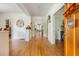 Bright and welcoming foyer with gleaming hardwood floors and elegant doorway décor at 177 Ridgeland Ave, Decatur, GA 30030