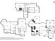 Detailed floor plan showcasing the layout of the basement, first floor, and second floor at 3099 Hidden Falls Dr, Buford, GA 30519