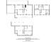 All three levels of the floor plan showcase the home's layout and room dimensions at 5254 Greenpoint Drive, Stone Mountain, GA 30088