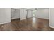Bright living room featuring hardwood floors and neutral paint at 5254 Greenpoint Drive, Stone Mountain, GA 30088