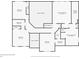 Second floor plan featuring multiple bedrooms, bathrooms, and closets. Open layout to below at 1775 Porterton Way, Cumming, GA 30041