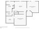 Basement floor plan featuring unfinished basements, media room, a bedroom, a bathroom, and a kitchen at 1775 Porterton Way, Cumming, GA 30041
