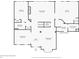First floor plan with spacious living room, kitchen, Gathering room, and primary bedroom at 1775 Porterton Way, Cumming, GA 30041