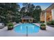 Backyard oasis featuring a beautiful in-ground pool, spa, and outdoor gazebo at 1500 Historic Vw, Stone Mountain, GA 30087