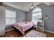 Cozy bedroom with a vaulted ceiling, bright windows, and stylish decor at 20 Friendship Rd, Euharlee, GA 30145