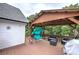 Spacious covered deck with comfortable seating perfect for outdoor entertaining at 20 Friendship Rd, Euharlee, GA 30145