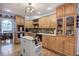 Spacious kitchen featuring oak cabinetry, a central island, and modern appliances at 20 Friendship Rd, Euharlee, GA 30145