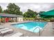 Community swimming pool with lounge chairs, offering residents a refreshing oasis for relaxation and recreation at 20 Friendship Rd, Euharlee, GA 30145