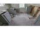 Unfinished kitchen featuring light gray cabinetry and natural lighting at 854 Mcdonough Se Blvd, Atlanta, GA 30315